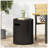 Outdoor Lightweight Concrete Side Table,Copper
