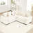 Oversized Cloud Modular Sectional Couch, 3 - Seat Cream Convertible With Deep Seat, Extra-wide , 10 Corduroy Throw Pillows, Ergonomic Design For A Charming Living Room Colored , Easy Assembly Home