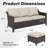 Three-seater Patio Wicker Sofa With Ottomans-1425964377
