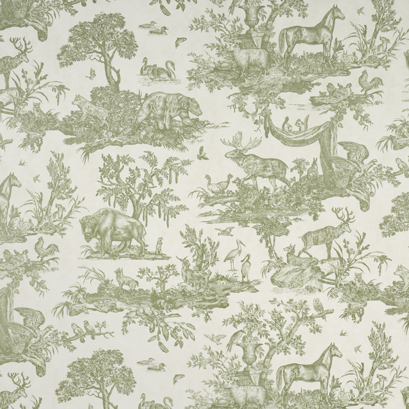 Papier peint Western Toile, Olive