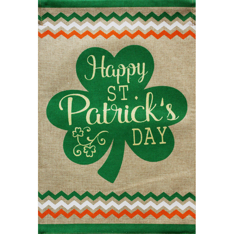 Drapeau de la Saint-Patrick, Journée de la Saint-Patrick verte/brun/orange