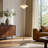 51.77" Mid-Century Modern Floor Lamp With Triple Glass Shade Design – Vintage-Inspired Standing Lamp With Stable Base For Living Room Or Bedroom-189624779