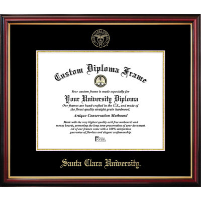 Cadre de petit diplôme de l'Université Santa Clara