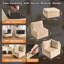 Canapé modulaire en velours côtelé moelleux Hogle -1999166938