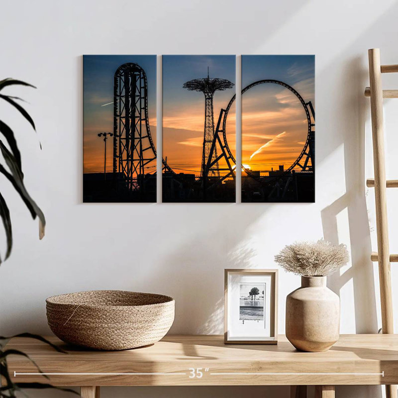 Kerner New York Roller Coaster, 32" H x 50" W