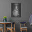 «Soap Distributeur Blueprint Vernis Chalkboard», art mural en métal, 16 po x 24 po-552543842