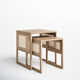 Cinna Solid Wood Nesting End Table