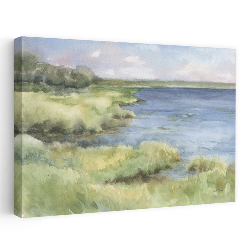 Cape Cod III bleu côtier blanc plage brun, H 24 po x l 16 po