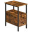Ohanko 30cm W Iron Bedside Table