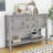 Cambridge Series Vintage Buffet Sideboard Console Table With Bottom Shelf For Ample Storage And Elegant Home Decor-758037686
