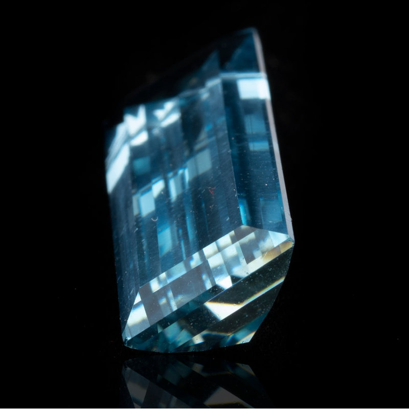 Aigue-marine 13,86 carats du Brésil