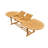 13 Pcs Grade-A Teak Wood Dining Set: 118" Double Extension Mas Oval Trestle Leg Table And Osborne Arm Chairs #11OS2712-112322318