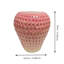 Tabouret à fruits Strawberry, tabouret surdimensionné en résine de 13,4 po, table d'appoint, décorations d'intérieur pour jardin, mobilier d'extérieur polyvalent