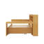 Lit de jour double avec tablettes de rangement, lit gigogne et bureau d'étude-928998073-928998061