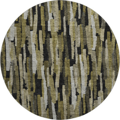 Premium Machine Washable Dahl AMF1079 Stripes Rug