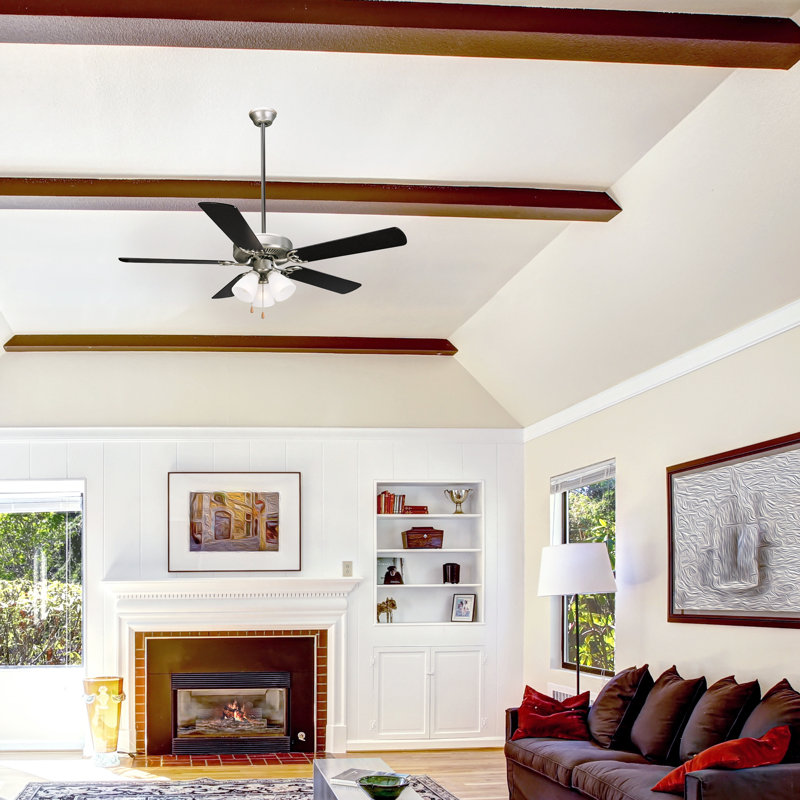 Downrod Ceiling Fan Extension, 12" H x 0.75" W x 0.75" D, Satin Nickel