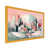Impression dorée sur toile encadrée