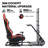 Anman Racing Sim Cockpit Stand Fit Logitech Fanatec G923 G29 XBox Thrustmaster, Not Include Steering wheel & Wheels & Pedals and Shifter Handbrake