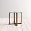 Arsos Round Glass Top Dining Table
