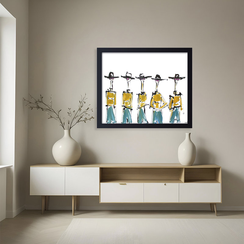Hats And Slacks Print by Chauncey Jacks, 24" H x 30" W