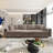 102.4 " Plush Corduroy 4-Seat Sofa-1099711525