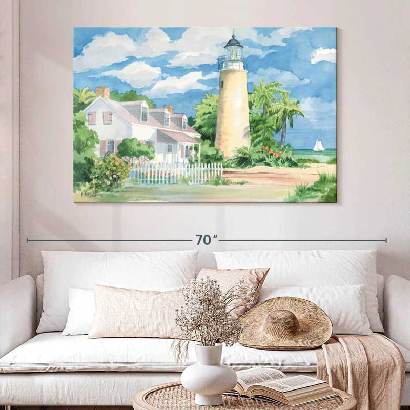 Aletra, phare historique de Key West, H 34 po x l 51 po