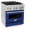 ZLINE 30" Legacy Dual Fuel Range w/ 4 Burner Gas Cooktop and Electric Convection Oven-98641219