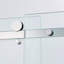 Porte de douche coulissante simple semi-cadre, 56-60 /