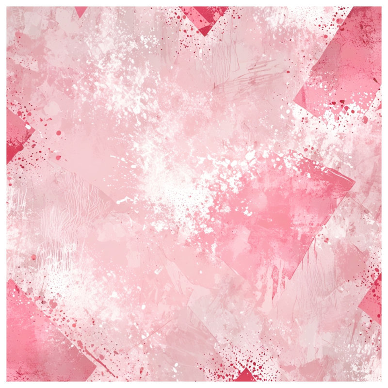 Tapis de bain rose à texture abstraite, L 34 po x L 21 po