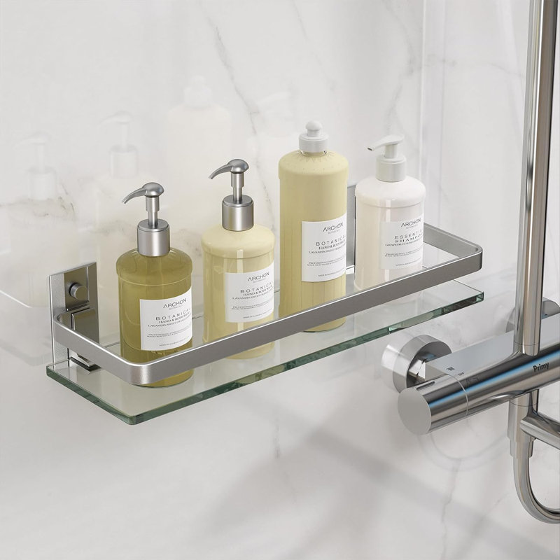 Kaviyon Floating Shelf with Towel Bar