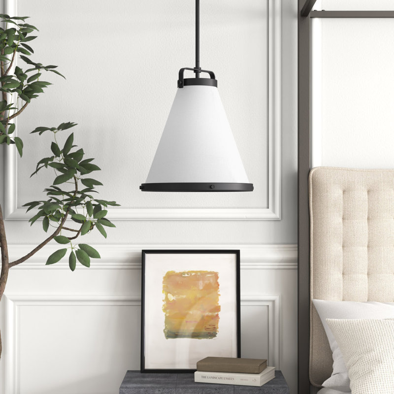 Coco 1 - Light Pendant, 17.75" H x 16" W x 16" D, Black