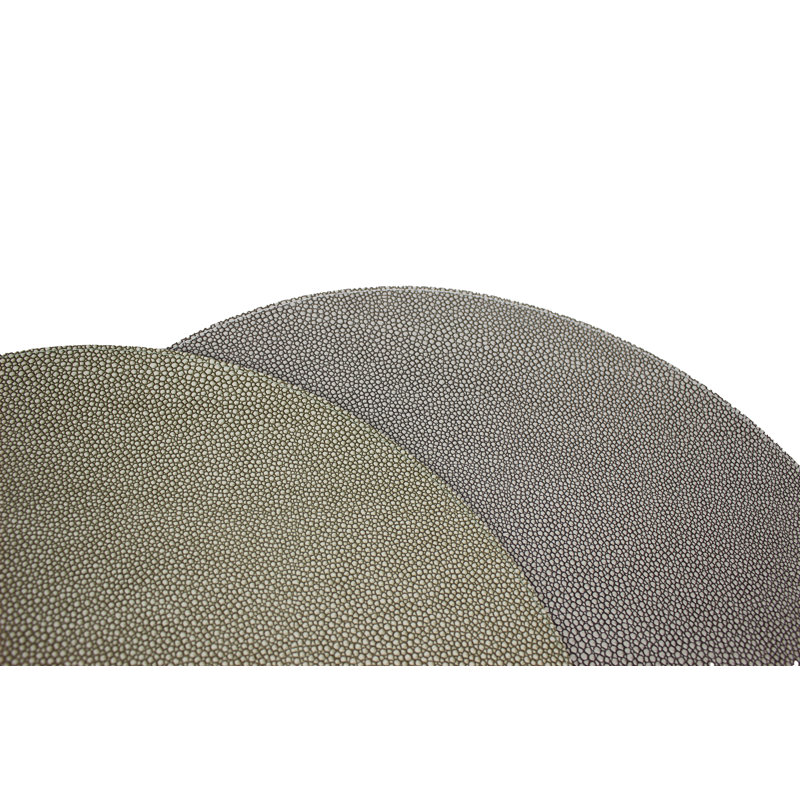 Edenbourgh Animal Print Round Placemat, Grey/Green