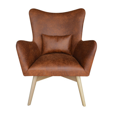 Wesley Upholstered Wingback Chair