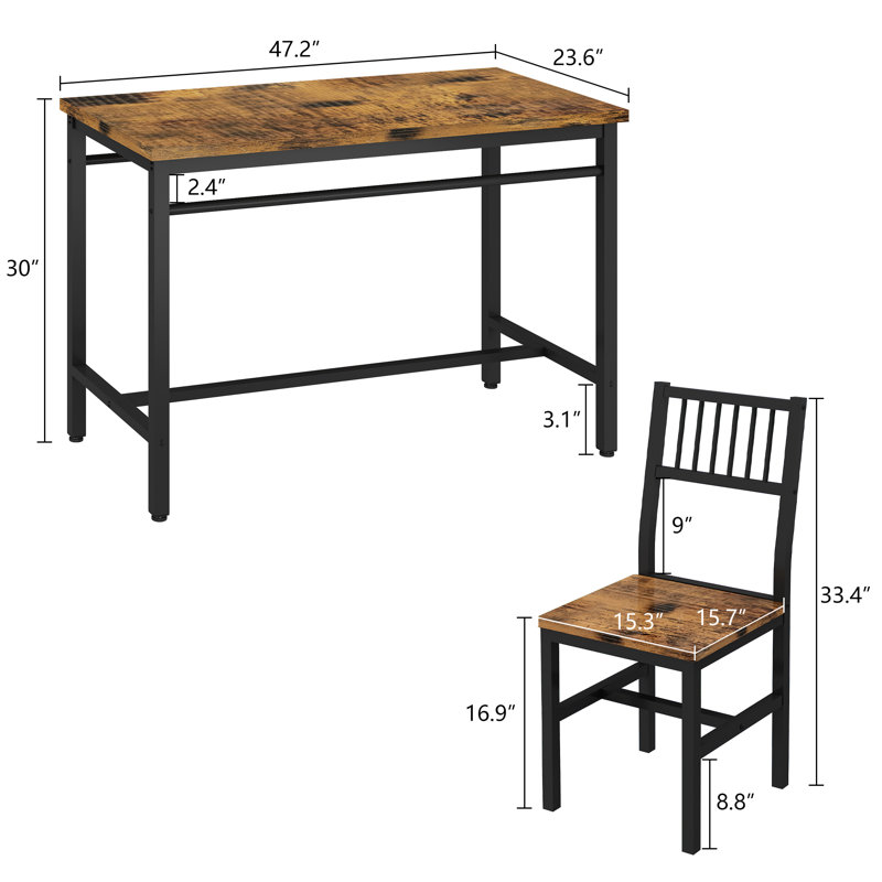 4 - Person Four Leg Dining Set