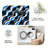 1PC Blue Black White Gray Wavy Geometric Striped area rugs for Living Room, Soft and Comfortable, Suitable for all seasons, easy-to-maintain, machine washable Indoor floor mat, Under Table Farmhouse suitable for living room, dining table, bedroom,-915117855