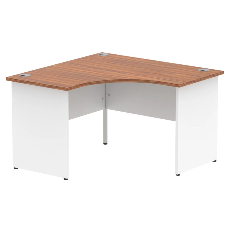 Tibay Corner Computer Desk, Walnut