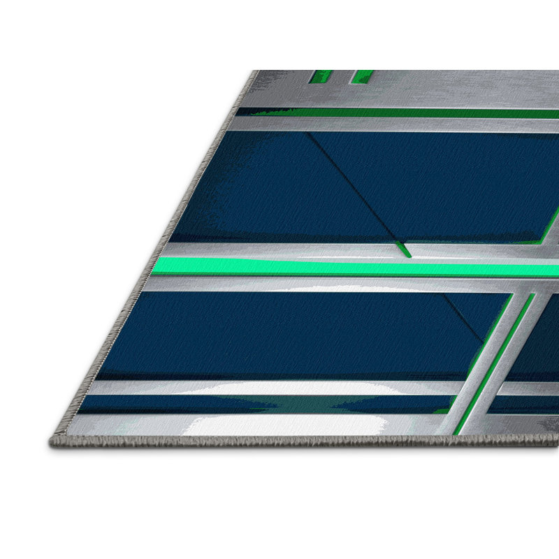 Infinity Circuit Rug, Rectangle 4' x 6'