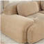 Canapé de 82 po en forme de L en tissu SoftCorduroy de conception modulaire en tissu avec de multiples combinaisons d'accoudoirs incurvés. Aucun assemblage requis.-1090906505