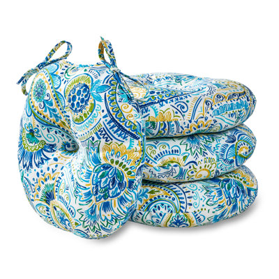 Coussin de chaise de salle à manger d'extérieur rond 15 po Ballera