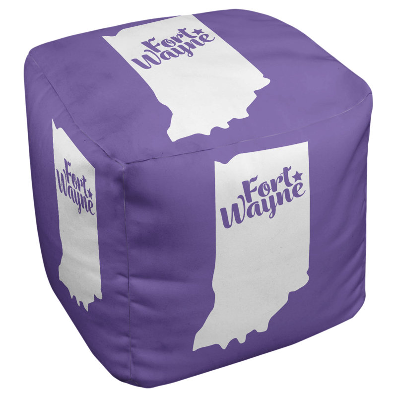 Repose-pieds cubique fort wayne indiana, Mauve