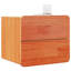 Bedside Table Wax 39 X 34 X 33 Cm Solid Pinewood-215108228