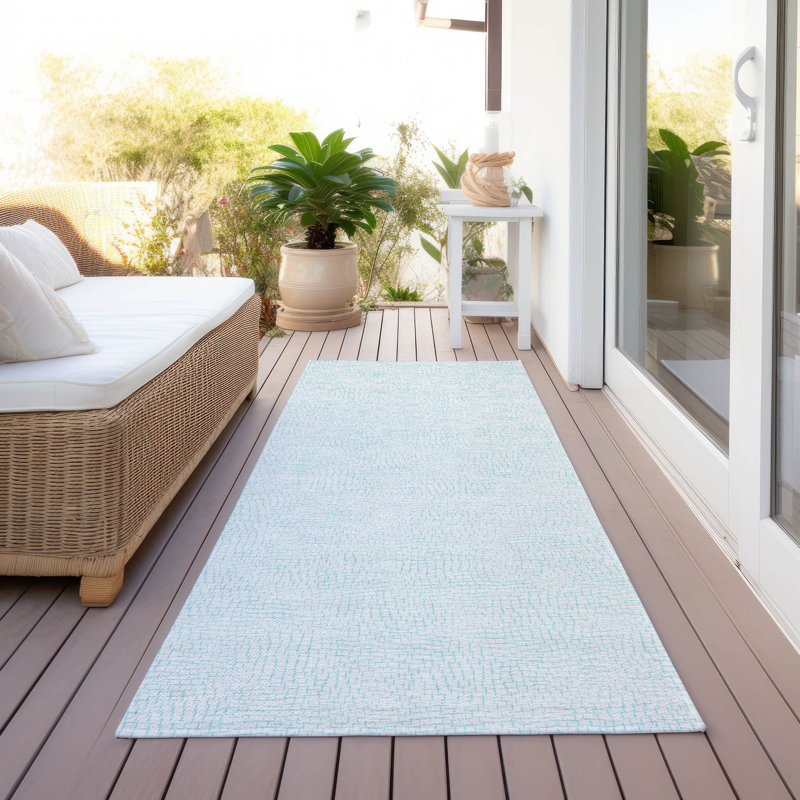 Machine Washable Indoor/Outdoor Chayden ACN1058 Rug, Runner 2'3" x 7'6"
