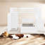 Lit mezzanine double compact avec lit simple, bureau de rangement et garde-robe en bois massif