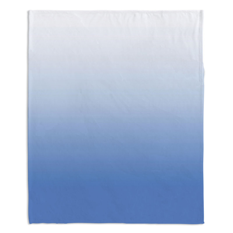 Jeté Sienna, l 51 po x L 60 po, Gris / Bleu