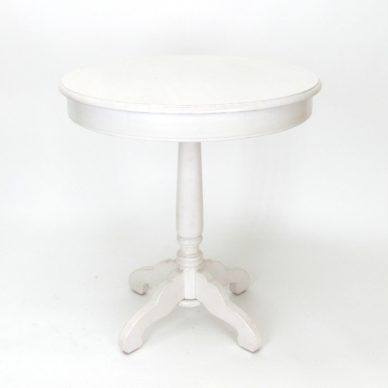 Table de bout Plimpton, Blanc délavé