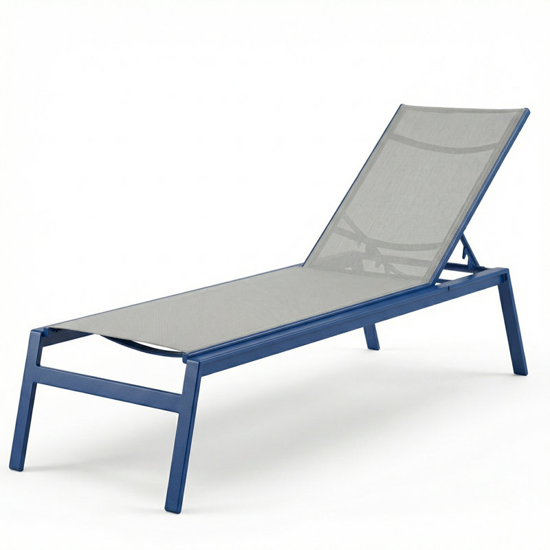 Chaise, Augustine Alloy II Sling/Midnight