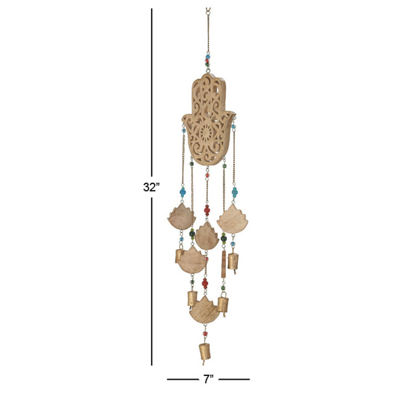 Hamsa Hayworth avec carillon de perles