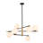 Glenarm 6-Light Dimmable Sputnik Chandelier with Frosted Glass Shade-1193927500