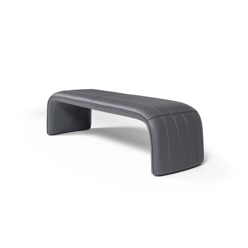 Infinity Modern Upholstered Bench, Brown