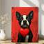 «Romantique Boston Terrier», impression sur toile - Urban Studio-1403658208